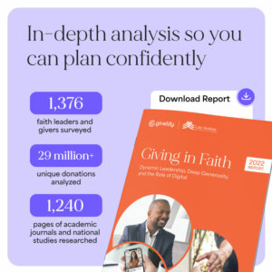 statistics on giving at church giving in faith report